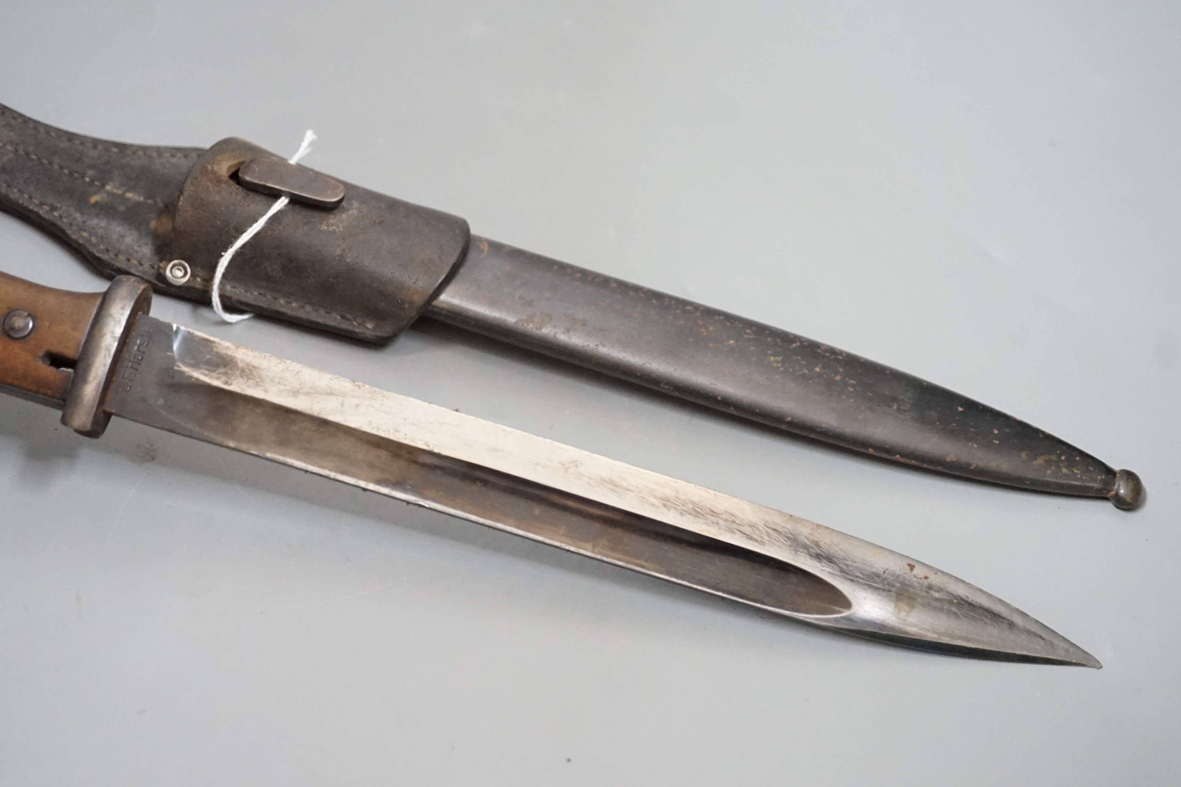A German WWI bayonet with sheath